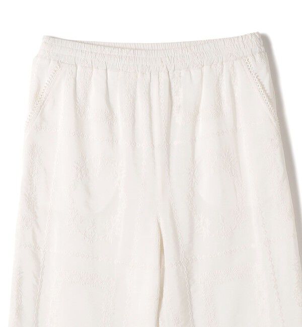 SHIPS for women「〈手洗い可能〉パッチワーク レース ドロスト パンツ」|その他|