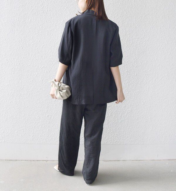 SHIPS for women「〈手洗い可能〉パッチワーク レース ドロスト パンツ」|その他|