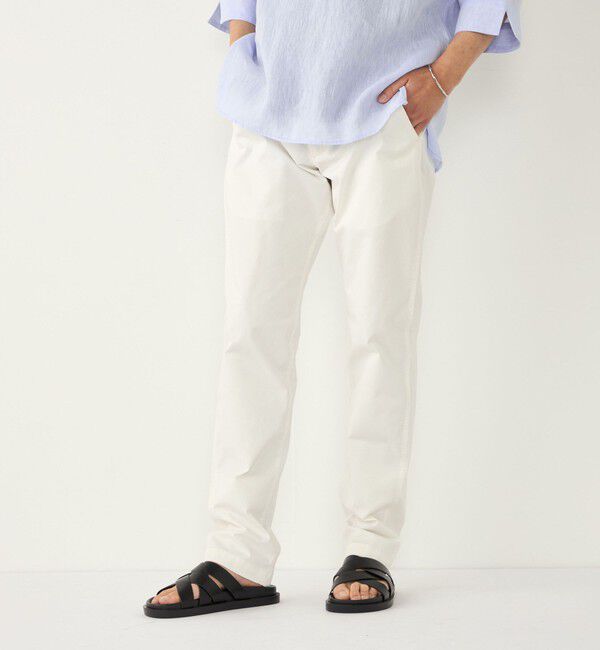 SHIPS Colors 「《予約》SHIPS Colors:〈洗濯機可能〉テーパード ストレッチ ライト チノパンツ◆」|チノ|