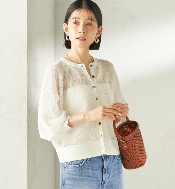 SHIPS for women「《予約》〈手洗い可能〉16G カーディガン」|カーディガン|