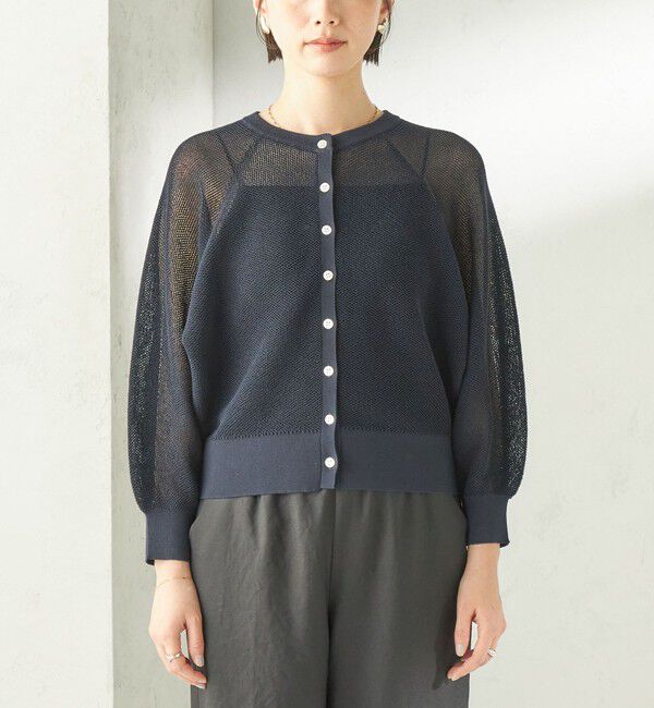 SHIPS for women「《予約》〈手洗い可能〉16G カーディガン」|カーディガン|