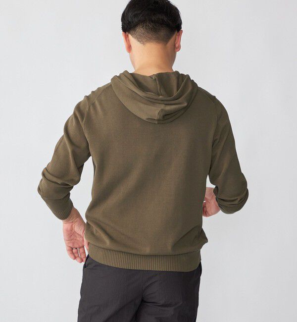 SHIPS「Drumohr: コットン ニット フーディ」|パーカー|