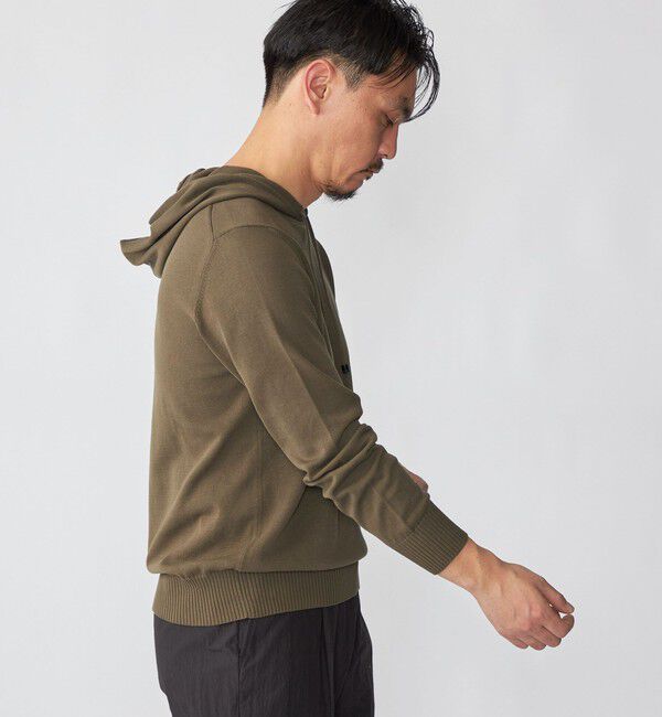 SHIPS「Drumohr: コットン ニット フーディ」|パーカー|