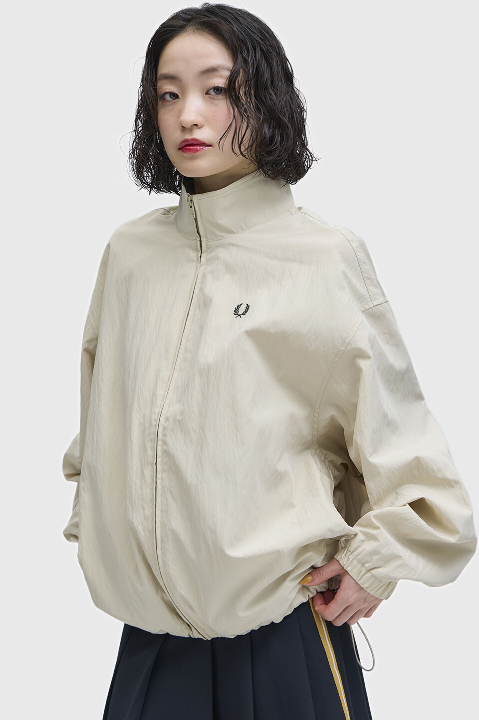 FRED PERRY 「Zip Through Jacket」|ブルゾン・スタジャン|OATMEAL