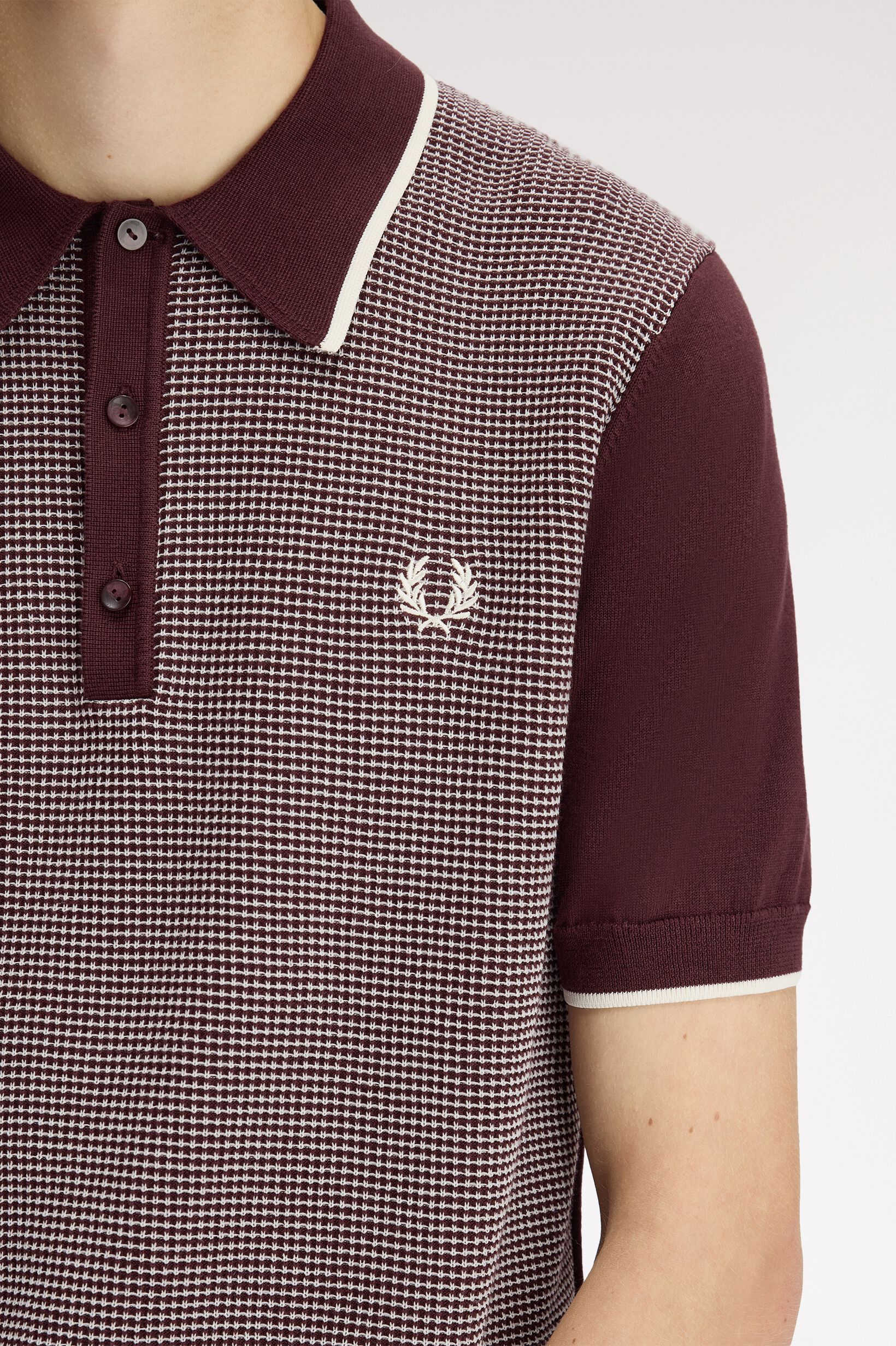 FRED PERRY 「Tonic Waffle Knitted Shirt」|ポロシャツ|