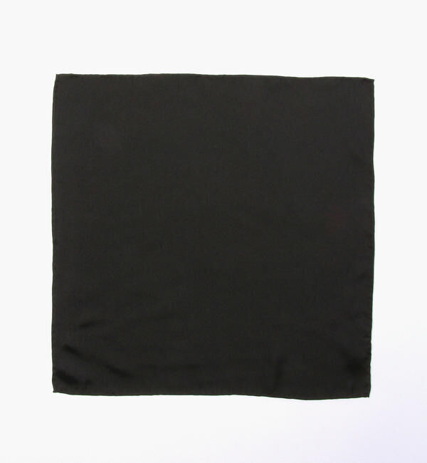 TOMORROWLAND GOODS「TOMORROWLAND シルク ソリッドチーフ」|その他|ブラック