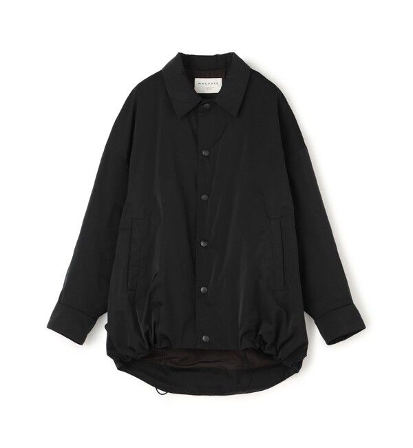 MACPHEE「ダブルサテン オーバーサイズドジャケット」|その他|19 ブラック
