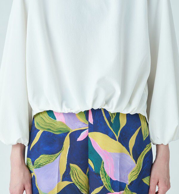 Ballsey「ポリエステルタイプライター ボリュームブラウス」|シャツ・ブラウス|