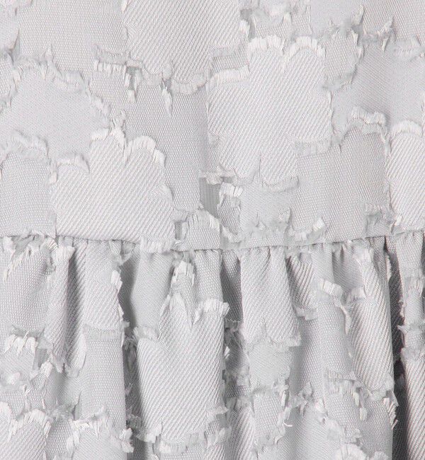 Ballsey「マーガレットカットジャカード ウエストギャザーブラウス」|シャツ・ブラウス|