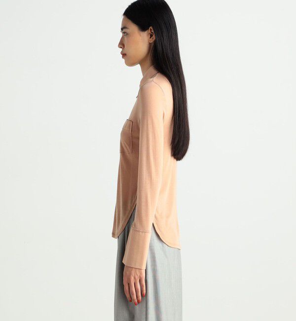 BACCA「シルクジャージーシャツカットソー」|シャツ・ブラウス|