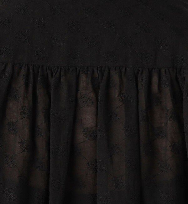 Ballsey「コットンガーゼエンブロイダリー スカーフボウタイブラウス」|シャツ・ブラウス|