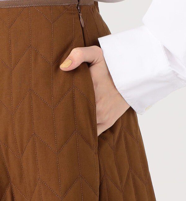 TOMORROWLAND BUYING WEAR「UNION LAUNCH キルティング フレアスカート」|フレア|
