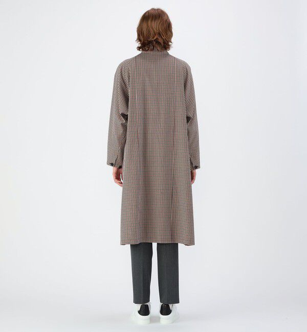 CABaN「ウールギャバジン ガンクラブチェックスタンドカラーコート」|その他|
