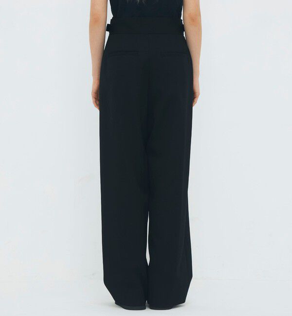 CABaN「ウールライトギャバジン グルカパンツ」|チノ|