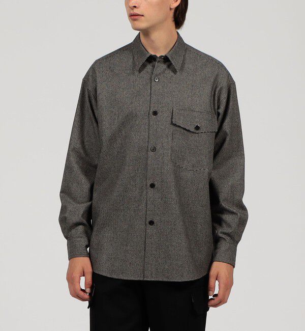 TOMORROWLAND MENS「2/90ミルドウール シャツ」|シャツ・ブラウス|