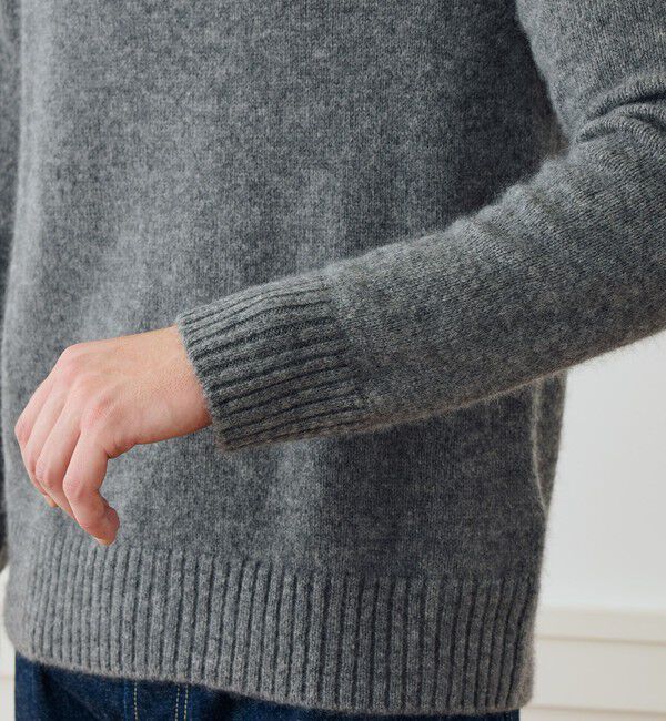 JAMES PERSE「ライトテクスチャードカシミヤ ラグランスリーブプルオーバー MLTC3705」|ニット・セーター|