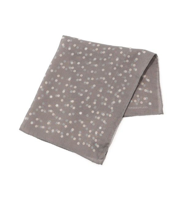 TOMORROWLAND GOODS「TOMORROWLAND MADE IN ITALY シルク ランダムドット スカーフ」|バンダナ・スカーフ|