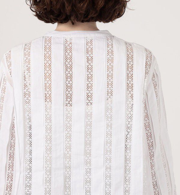 TOMORROWLAND GOODS「JANE GUSTAVSSON ANJA レース クルーネックシャツ」|シャツ・ブラウス|