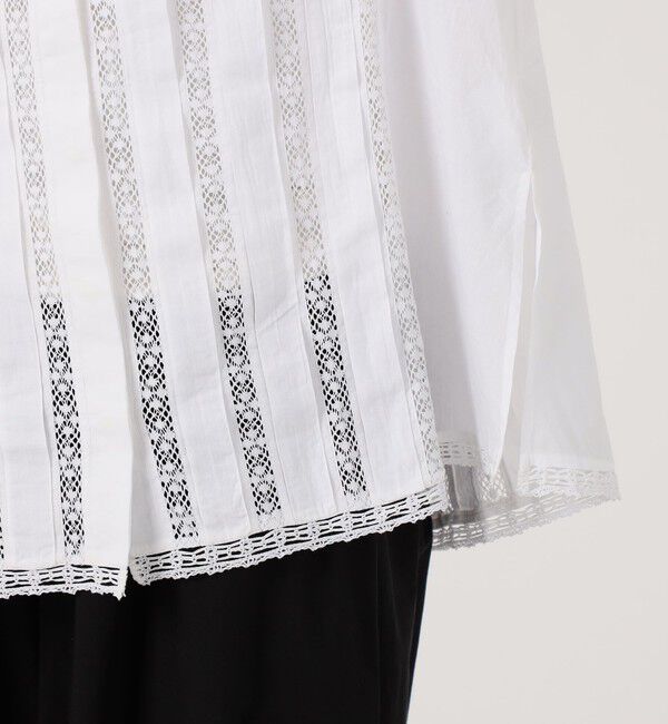 TOMORROWLAND GOODS「JANE GUSTAVSSON ANJA レース クルーネックシャツ」|シャツ・ブラウス|