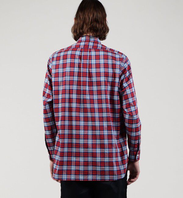 TOMORROWLAND MENS「コットンポプリン チェックシャツ」|シャツ・ブラウス|