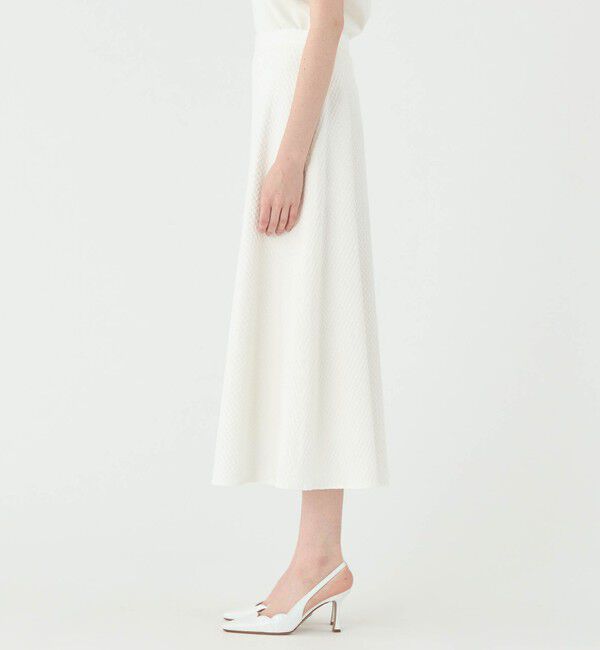 Ballsey「タイニーフラワージャカード フレアスカート」|フレア|