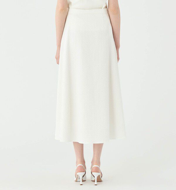 Ballsey「タイニーフラワージャカード フレアスカート」|フレア|