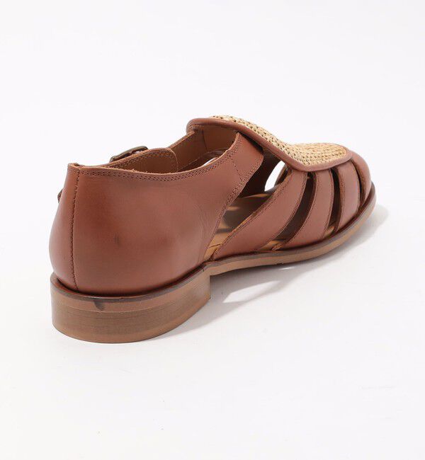 TOMORROWLAND GOODS「SOLOVIERE ラフィア&times;カーフ フィッシャーマンサンダル」|その他|