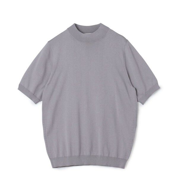 TOMORROWLAND MENS「TOMORROWLAND tricot シルクコットン モックネックプルオーバーニット SESIA」|ニット・セーター|15 グレー