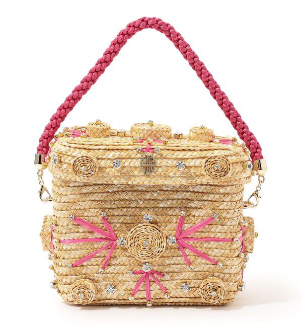 TOMORROWLAND GOODS「Le Nine TRUNK CIRCLE バスケットバッグ」|かごバッグ|32 ベージュ系