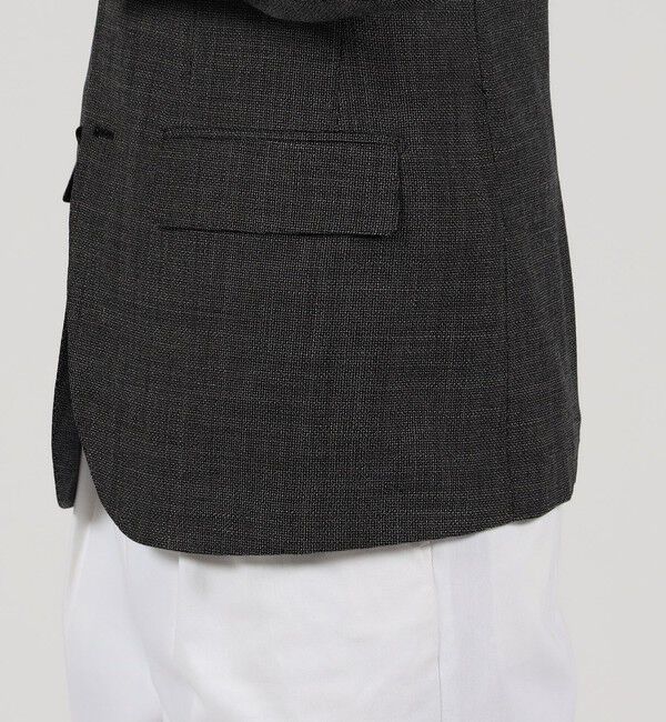 TOMORROWLAND MENS「コットンウール ホップサック シングルブレステッド2Bジャケット Di PRAY」|テーラードジャケット|