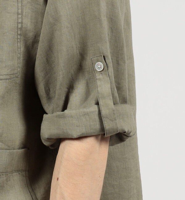 TOMORROWLAND MENS「リネン 4ポケット サファリシャツ」|シャツ・ブラウス|