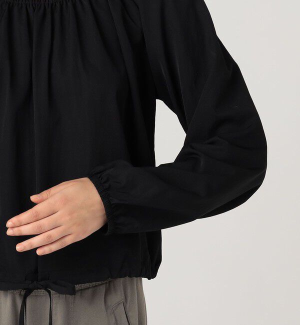 JAMES PERSE「マットサテン ギャザーブラウス WLMP3985」|シャツ・ブラウス|