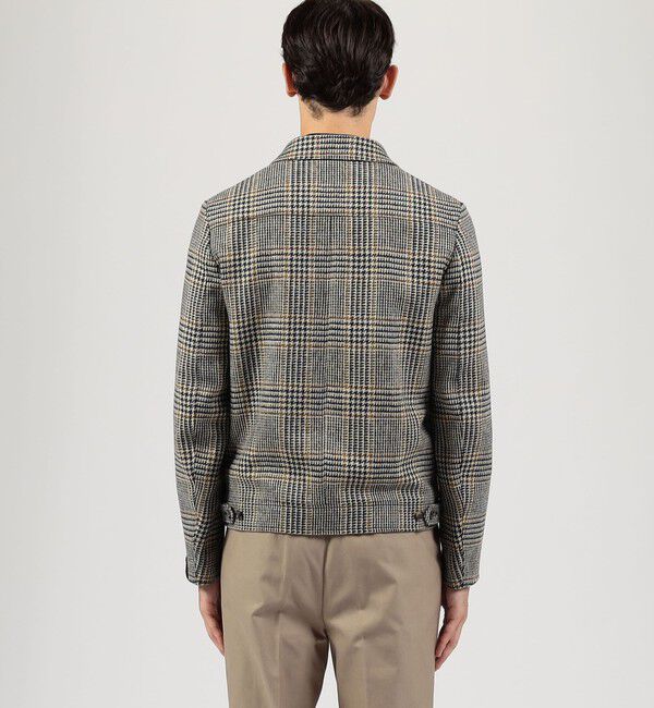 TOMORROWLAND BUYING WEAR「【別注】CARUSO ウールグレンチェック ショートブルゾン」|ブルゾン・スタジャン|