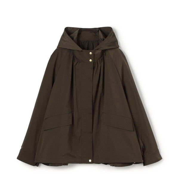 Ballsey「ハイカウントタフタ フーデッドショートコート」|ブルゾン・スタジャン|57 カーキ