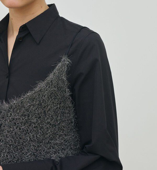 DES PRES「メタリックファーヤーン ビスチェ」|キャミソール|