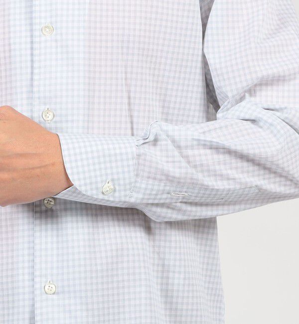 TOMORROWLAND BUYING WEAR「Maria Santangelo コットンワンピースカラー チェックシャツ」|シャツ・ブラウス|