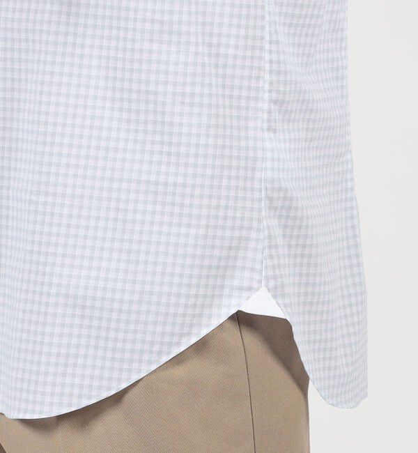 TOMORROWLAND BUYING WEAR「Maria Santangelo コットンワンピースカラー チェックシャツ」|シャツ・ブラウス|