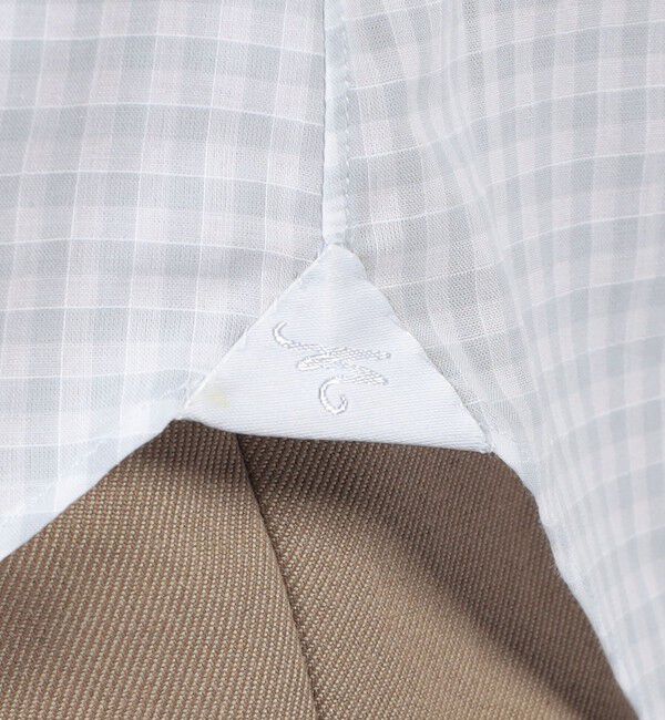 TOMORROWLAND BUYING WEAR「Maria Santangelo コットンワンピースカラー チェックシャツ」|シャツ・ブラウス|