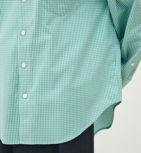 MACPHEE「コットンポプリン レギュラーカラーシャツ」|シャツ・ブラウス|