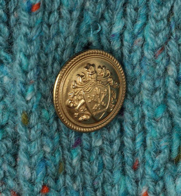 CABaN「ウールネップ ケーブルニットカーディガン」|カーディガン|