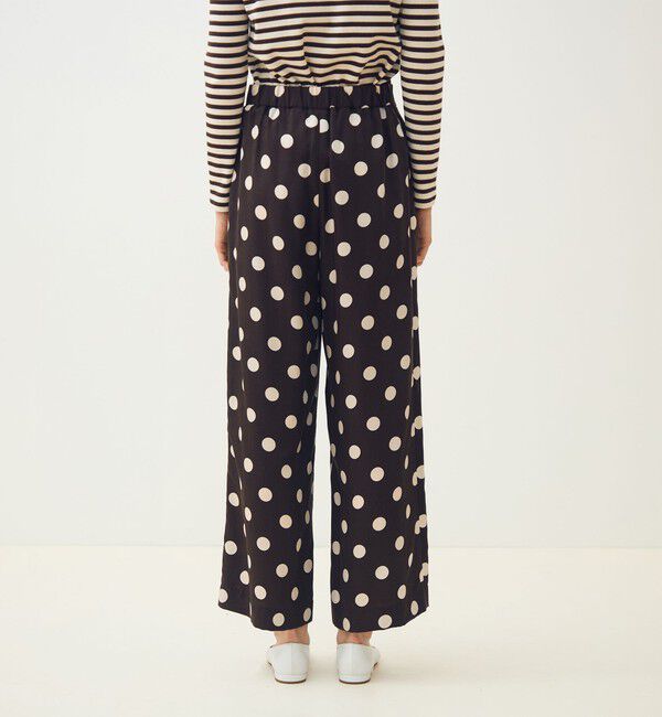 TOMORROWLAND collection「キュプラシルクドットプリント ストレートパンツ」|その他|