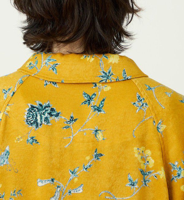 SOULEIADO「ベルベットサテンプリント ブルゾン」|ブルゾン・スタジャン|