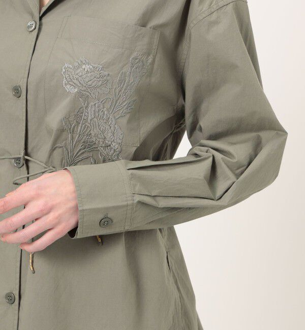 SOULEIADO「エンブロイダリー オープンカラーシャツ」|シャツ・ブラウス|