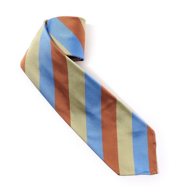 TOMORROWLAND GOODS「LE LYS シルクレジメンタルストライプネクタイ」|ネクタイ・蝶ネクタイ|68 ブルー系