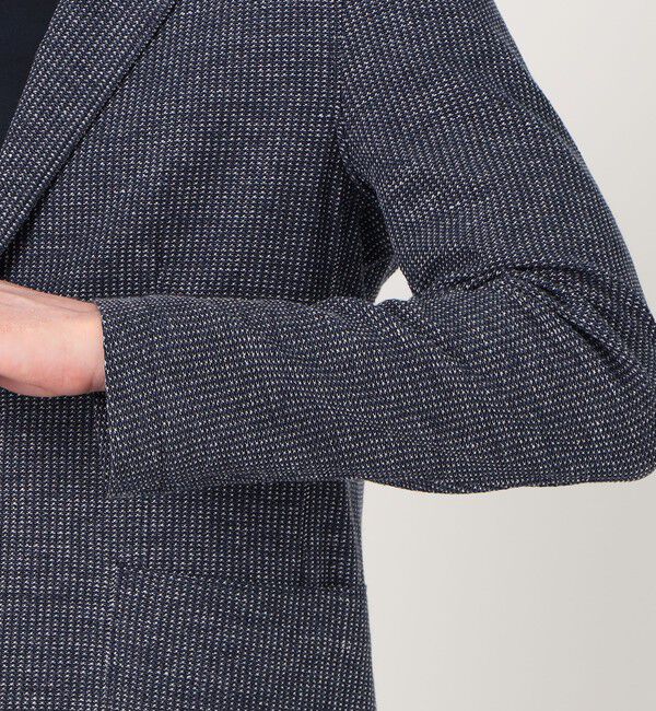 TOMORROWLAND MENS「【別注】TAGLIATORE G-LIGHT コットンナイロンリネンジャージー シングルブレステッド 2Bジャケット」|テーラードジャケット|