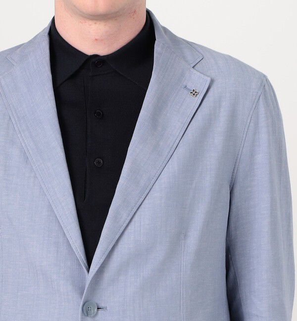 TOMORROWLAND MENS「【別注】TAGLIATORE G-LIGHT コットンリネン シングルブレステッド 2Bジャケット」|テーラードジャケット|