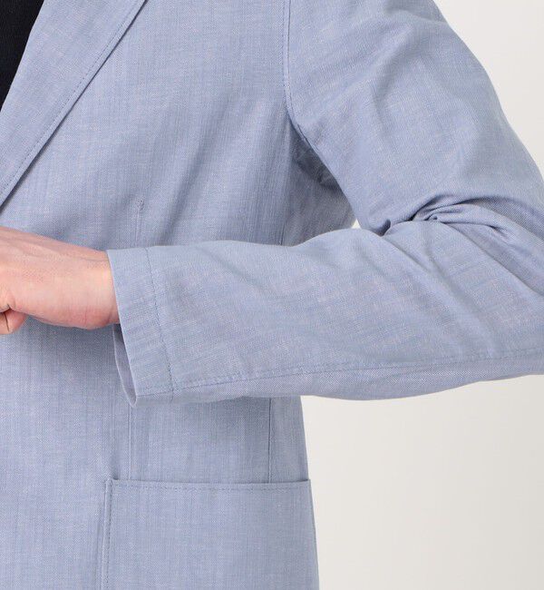 TOMORROWLAND MENS「【別注】TAGLIATORE G-LIGHT コットンリネン シングルブレステッド 2Bジャケット」|テーラードジャケット|
