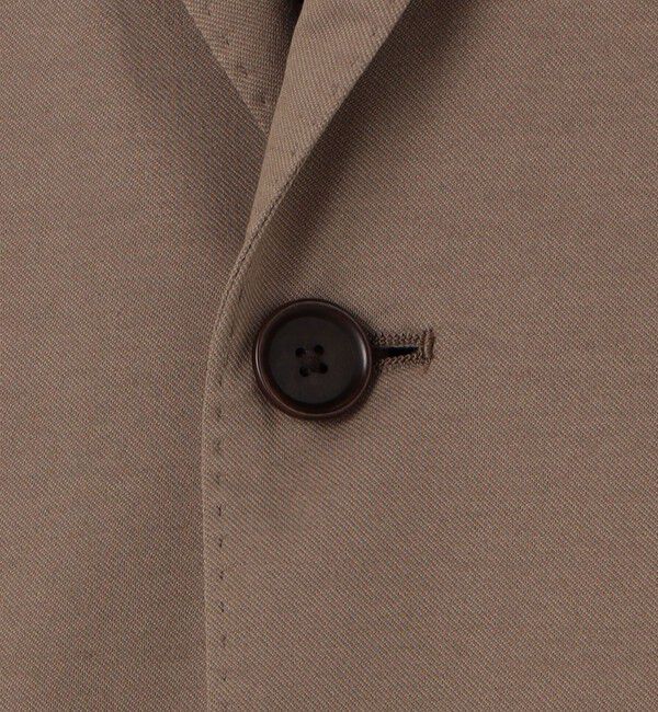 TOMORROWLAND MENS「コットンポリエステル ストレッチツイルジャージー シングルブレステッド2Bジャケット」|テーラードジャケット|