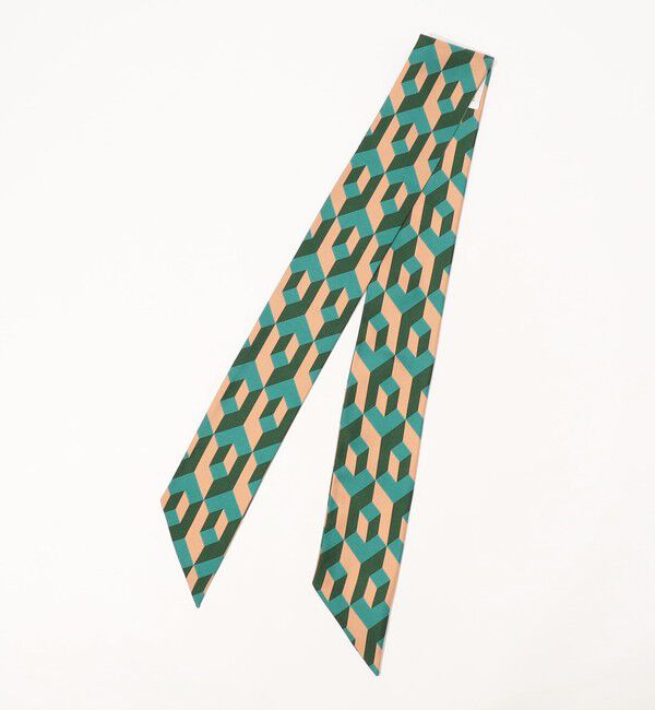 TOMORROWLAND GOODS「TOMORROWLAND ジオメトリック柄 シルクスカーフ」|バンダナ・スカーフ|