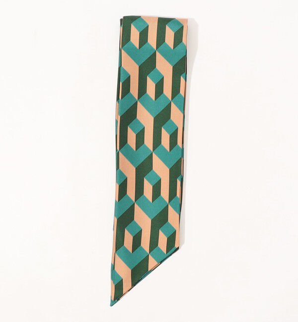 TOMORROWLAND GOODS「TOMORROWLAND ジオメトリック柄 シルクスカーフ」|バンダナ・スカーフ|